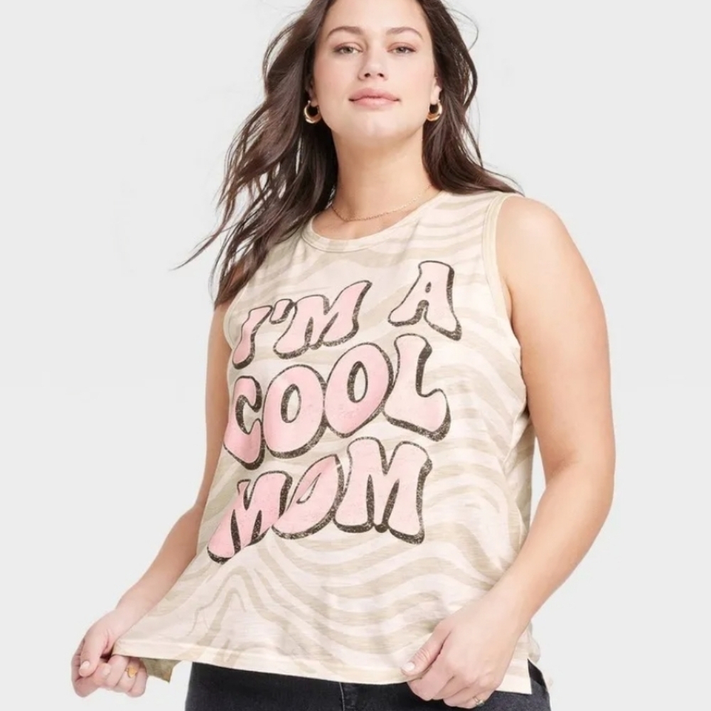 Women's I'm A Cool Mom Graphic Tank Top - Grayson Threads
